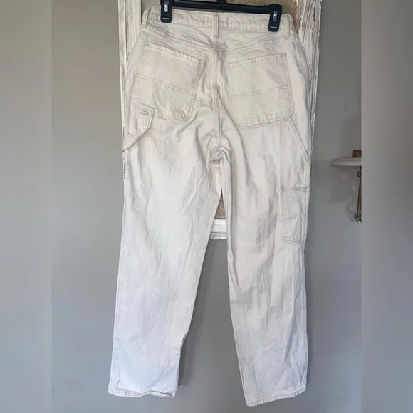 Abercrombie Fitch Curve Love The 90s Ultra High Rise Carpenter Jeans Sz 31 Or 12 - Picture 3 of 6